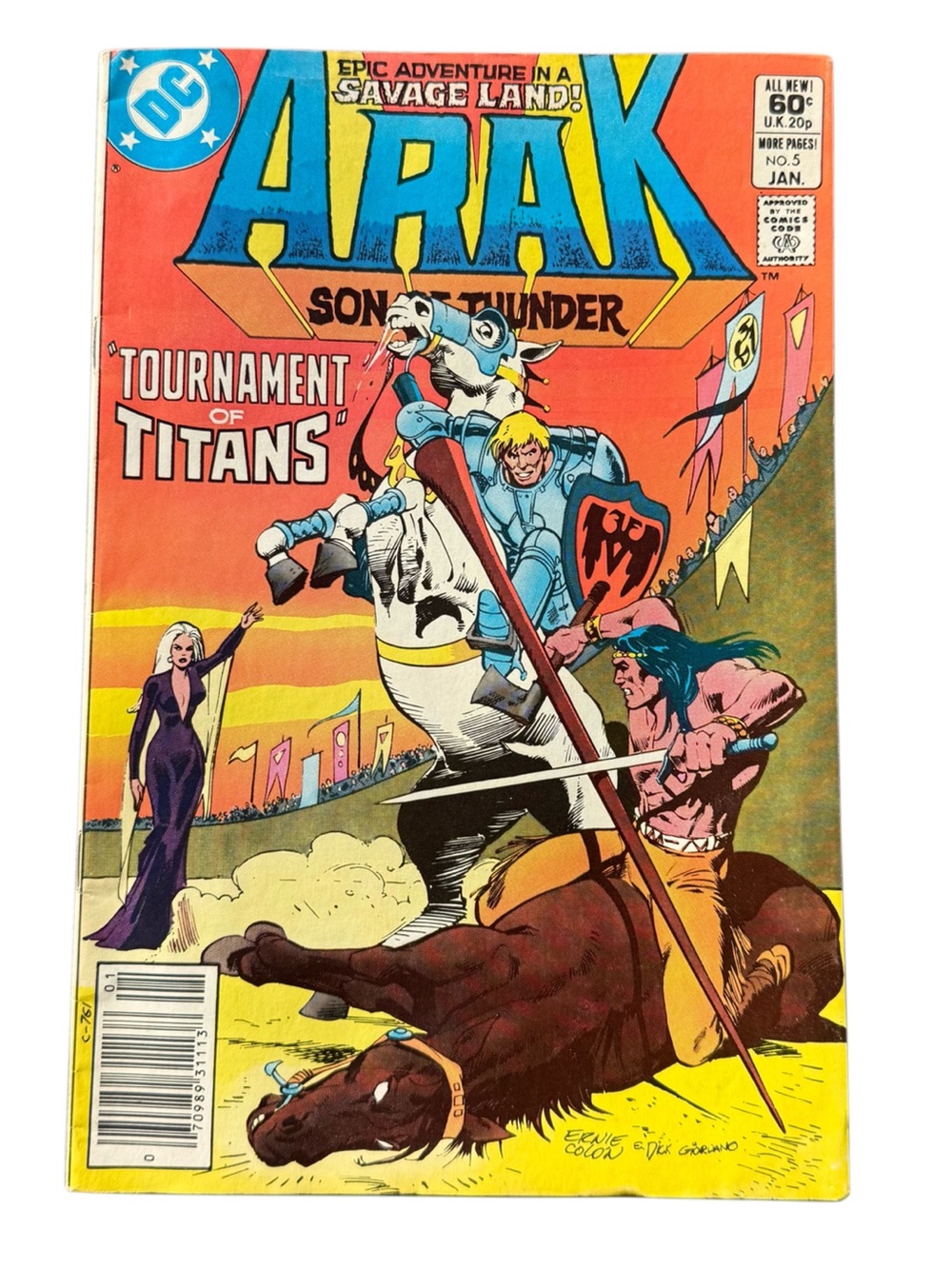 Arak, Son of Thunder #5 published by DC Comics in January 1982